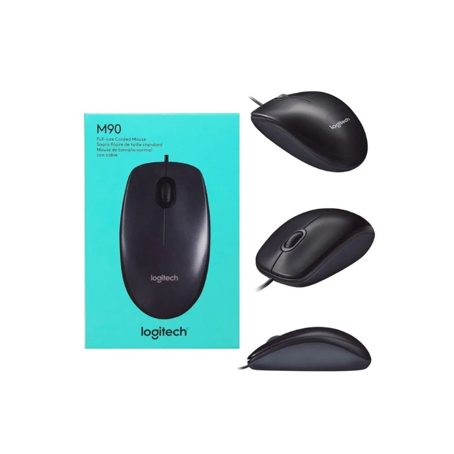 MOUSE LOGITECH M90 BLACK/ GREY