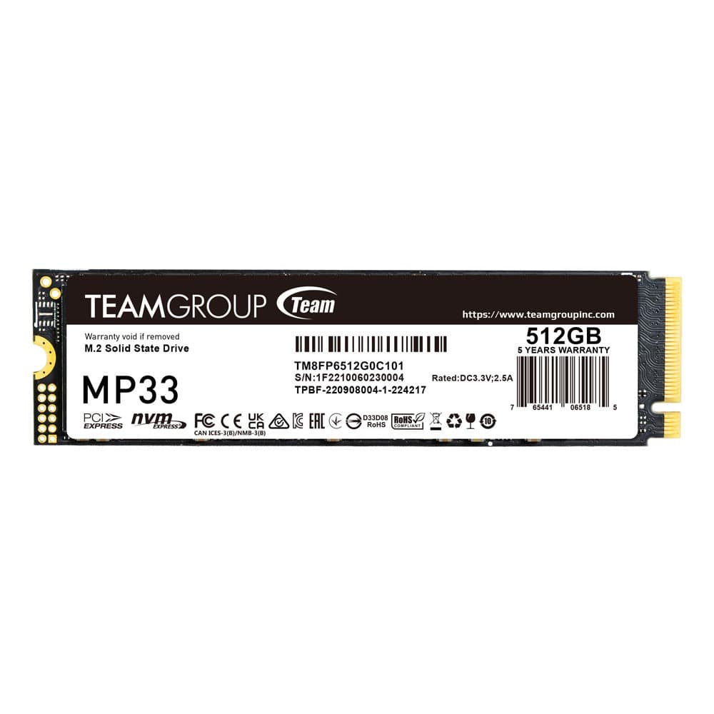 SSD TEAMGROUP MP33 M.2 PCIE 512 GB