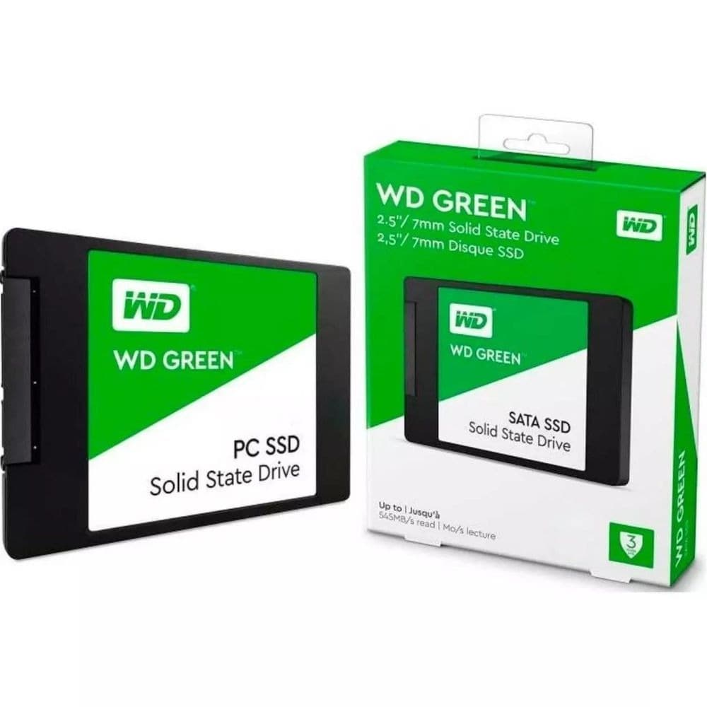 SSD WESTERN DIGITAL GREEN SATA 2.5 480GB