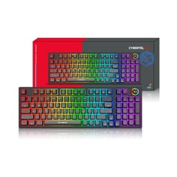 TECLADO CYBERTEL STRIKER 3 CBX K1008-3M RGB BT/WIRELESS/USB RECARGABLE - 1