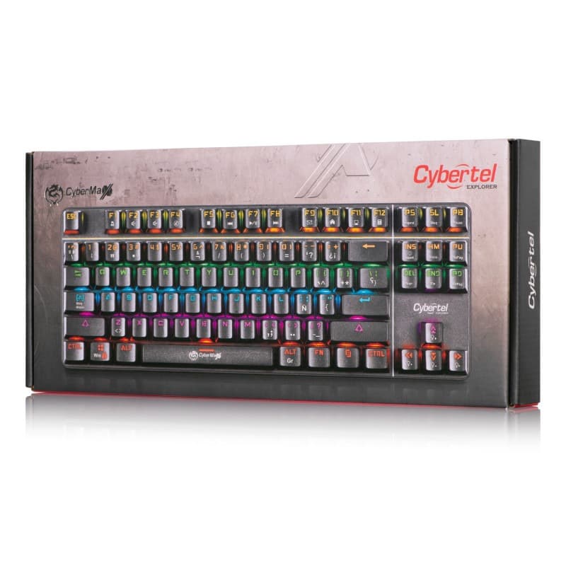 TECLADO MECANICO CYBERTEL EXPLORER CBX GK 1002 RAINBOW