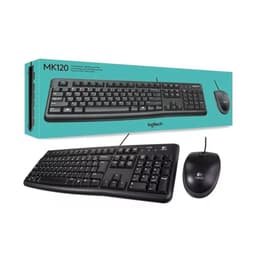 KIT 2 EN 1 LOGITECH MK120 TECLADO Y MOUSE - 1