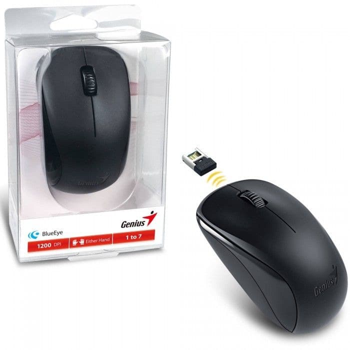 MOUSE GENIUS NX-7000 WIRELES BLUEEYE BLACK