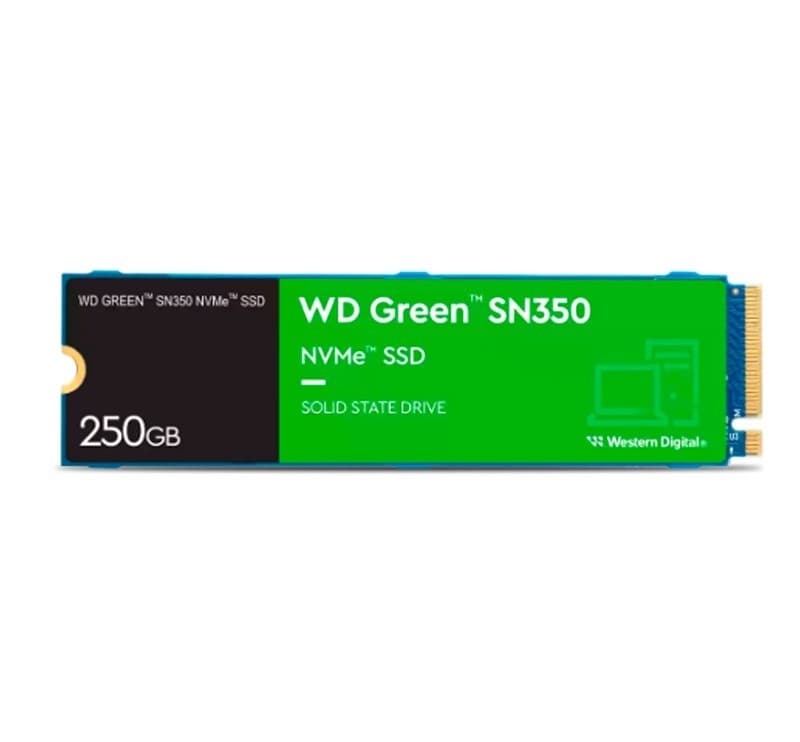 SSD WESTERN DIGITAL GREEN SN350 M.2 NVME 250GB