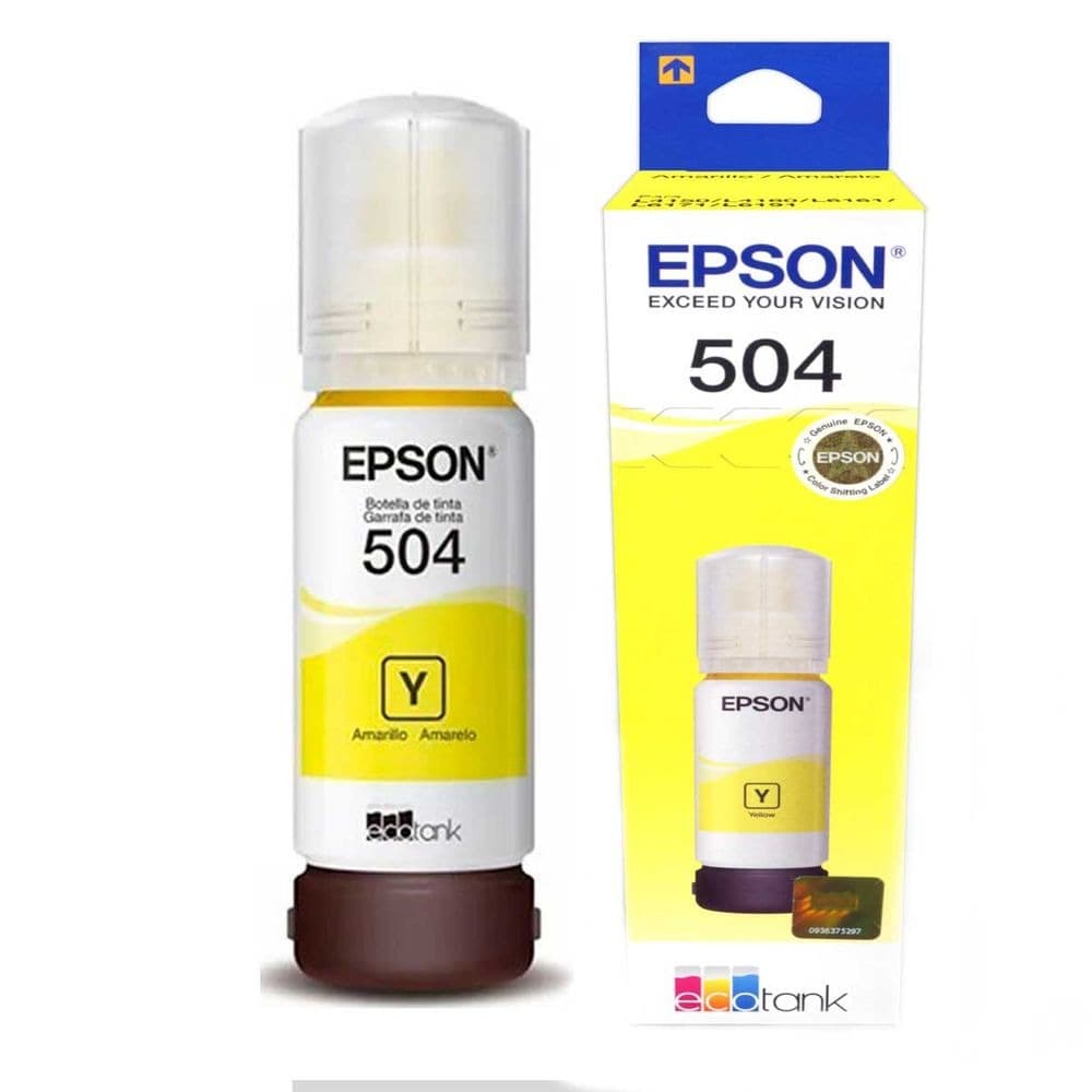 TINTA EPSON 504 AMARILLO ORIGINAL